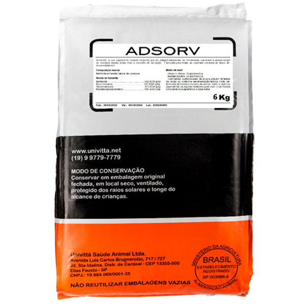 ADSORV – Suplemento Mineral com Adsorvente de Micotoxinas