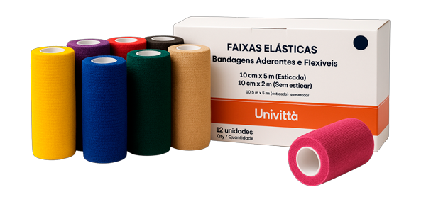 Bandagem Látex Univittá – Compressão Moderada e Respirável