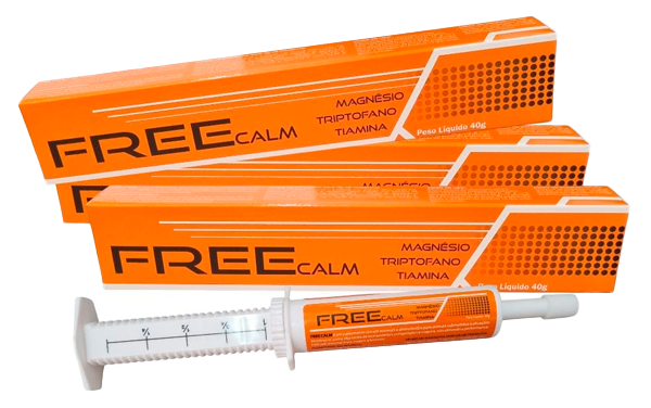 FREE calm – Suplemento Antiestresse para Equinos, Muares e Bovinos